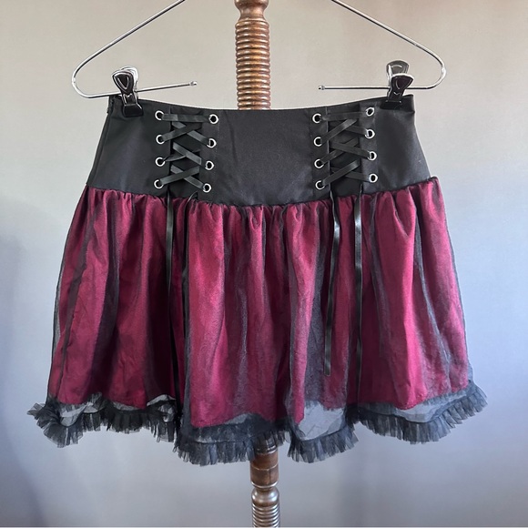 ROMWE Dresses & Skirts - Sold-Romwe Corset Mini Skirt Sz XS